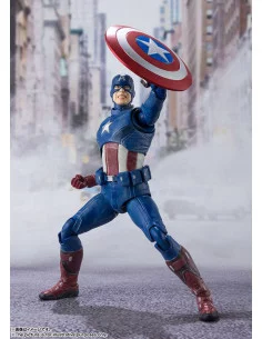 es::Vengadores Figura S.H. Figuarts Captain America Avengers Assemble Edition 15 cm 2