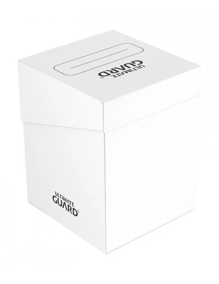es::Ultimate Guard Deck Case 100+ Caja de Cartas Tamaño Estándar Blanco