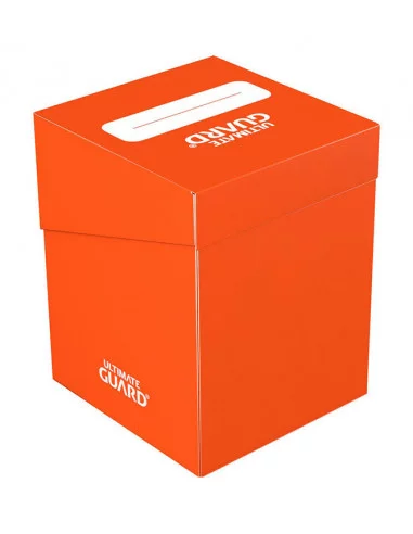 es::Ultimate Guard Deck Case 100+ Caja de Cartas Tamaño Estándar Naranja