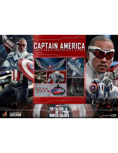 es::The Falcon and The Winter Soldier Figura Captain America Hot Toys 30 cm