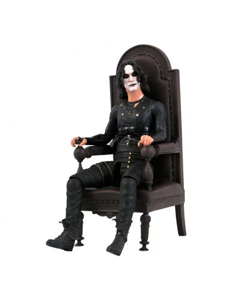es::El Cuervo Figura Deluxe Eric Draven in Chair SDCC 2021 Exclusive 18 cm