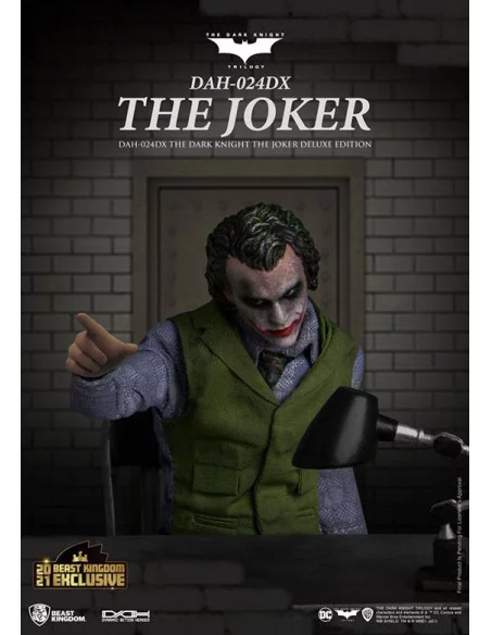 es::Batman The Dark Knight Figura Dynamic 8ction Heroes 1/9 The Joker Deluxe Version 21 cm