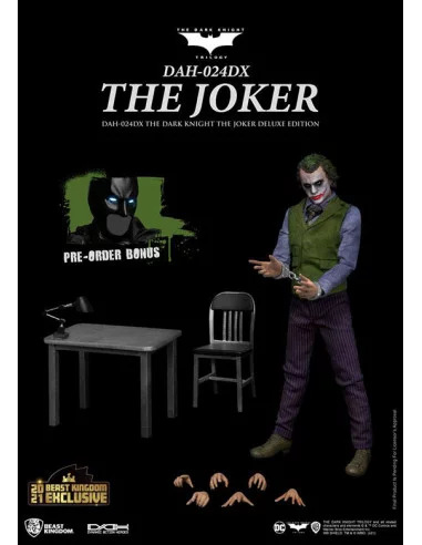 es::Batman The Dark Knight Figura Dynamic 8ction Heroes 1/9 The Joker Deluxe Version 21 cm