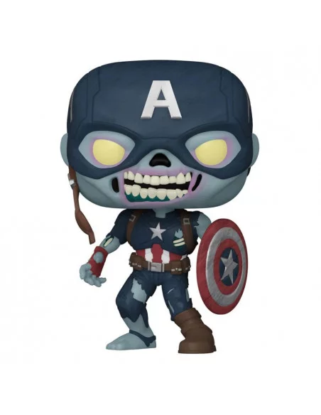 es::Marvel What If...? Funko POP! Zombie Captain America 9 cm
