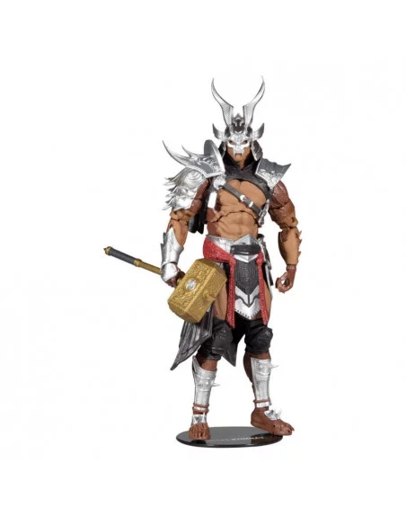 es::EMBALAJE DAÑADO. Mortal Kombat Figura Shao Kahn Platinum Kahn 18 cm