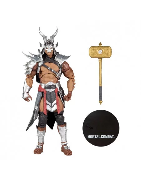 es::EMBALAJE DAÑADO. Mortal Kombat Figura Shao Kahn Platinum Kahn 18 cm