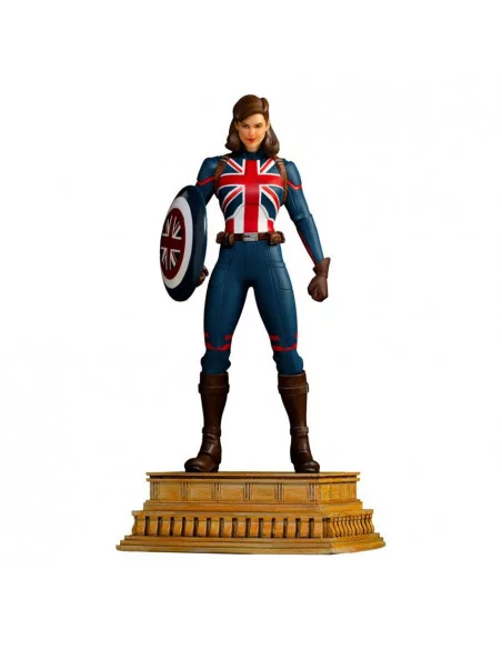 es::What If...? Estatua 1/10 Art Scale Captain Carter 24 cm