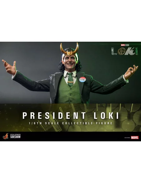 es::Loki Figura 1/6 President Loki Hot Toys 31 cm