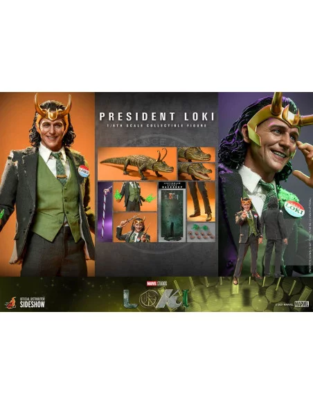 es::Loki Figura 1/6 President Loki Hot Toys 31 cm