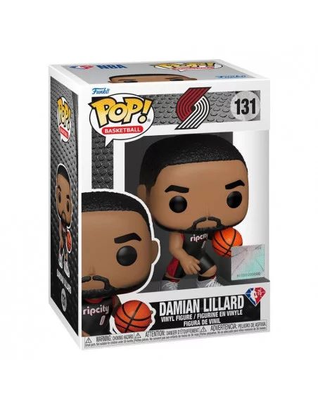 es::NBA Legends Phoenix Suns Funko POP! Blazers - Damian Lillard White Jersey 9 cm