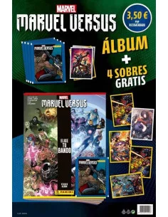 es::Marvel Versus - Álbum con 4 sobres