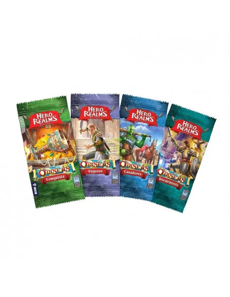 es::Hero Realms Odiseas - Pack de 4 sobres