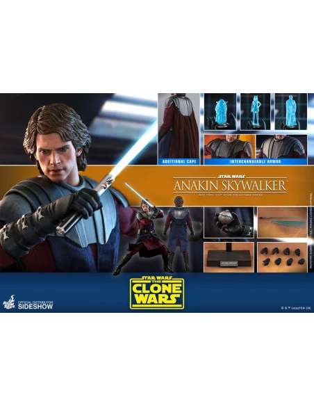 es::Star Wars The Clone Wars Figura 1/6 Anakin Skywalker Hot Toys 31 cm