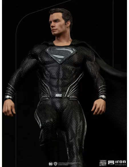 es::Zack Snyder's Justice League Estatua 1/10 Art Scale Superman Black Suit 30 cm