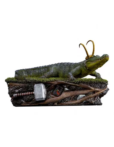 es::Loki Estatua 1/10 Art Scale Alligator 15 cm