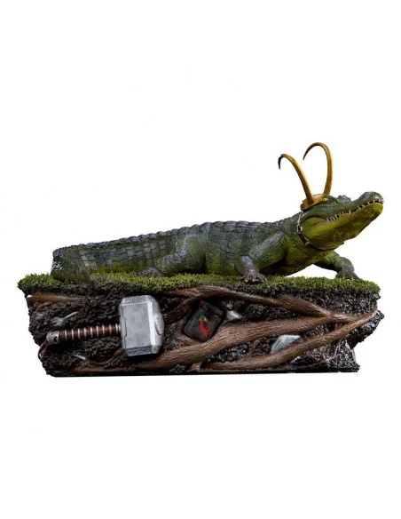 es::Loki Estatua 1/10 Art Scale Alligator 15 cm