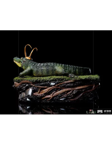 es::Loki Estatua 1/10 Art Scale Alligator 15 cm