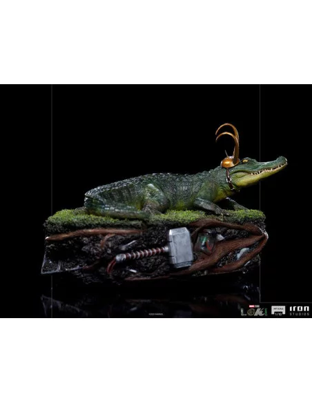 es::Loki Estatua 1/10 Art Scale Alligator 15 cm