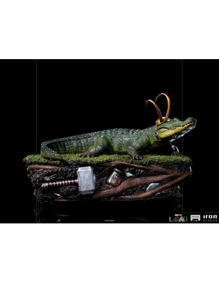 es::Loki Estatua 1/10 Art Scale Alligator 15 cm