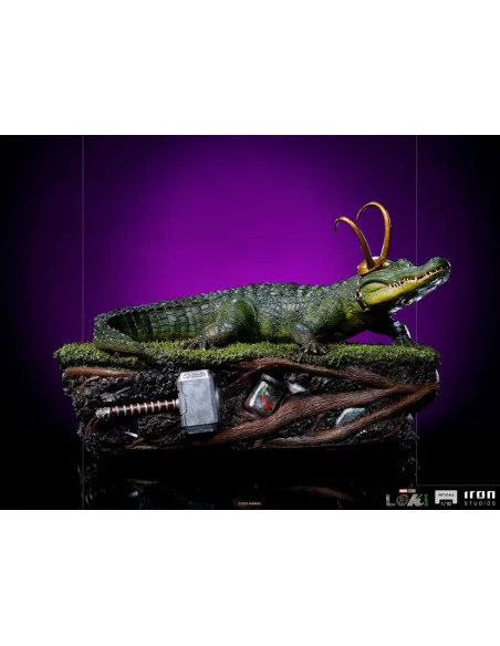 es::Loki Estatua 1/10 Art Scale Alligator 15 cm