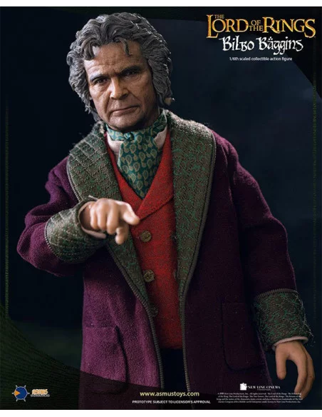 es::El Señor de los Anillos Figura 1/6 Bilbo Baggins 20 cm 