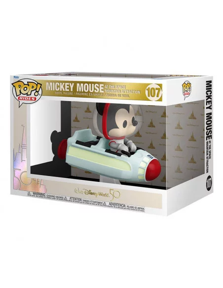 es::Walt Disney World 50th Anniversary Funko POP! Rides Super Deluxe Space Mountain w/Mickey Mouse 15 cm