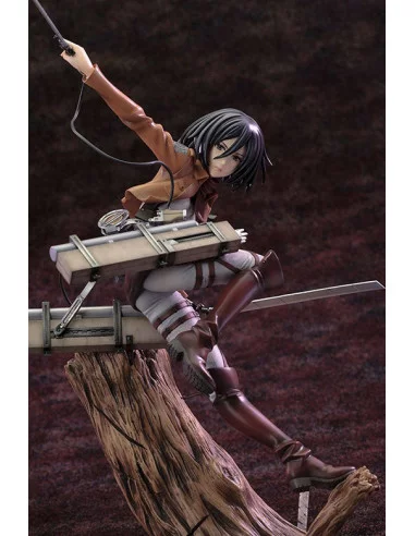 es::Attack on Titan Estatua ARTFX J 1/8 Mikasa Ackerman Renewal Package Ver. 35 cm