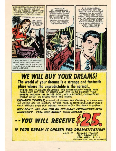 es::El extraño mundo de tus sueños. Biblioteca de cómics de terror de los años 50 Vol. 7