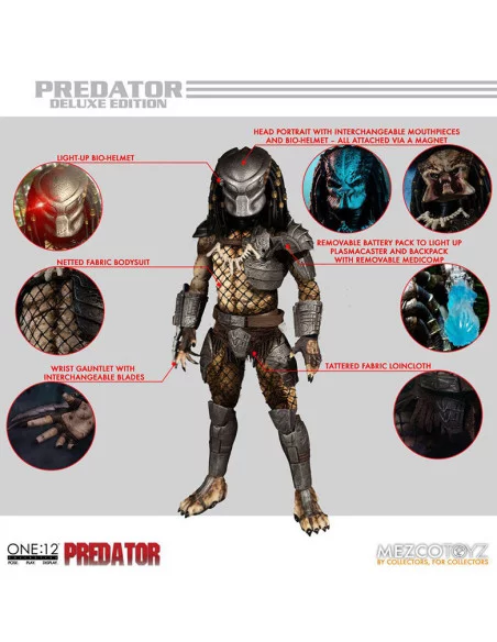 es::Predator Figura 1/12 Predator Deluxe Edition One:12 Collective 17 cm
