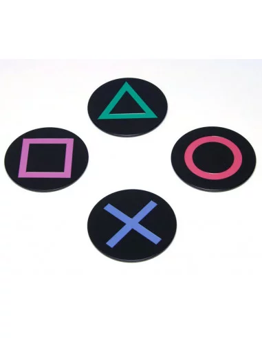 es::PlayStation Pack de 4 Posavasos Icons