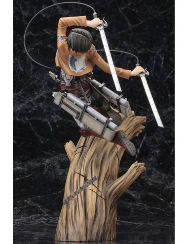 es::Attack on Titan Estatua ARTFXJ 1/8 Levi Renewal Package Ver. 28 cm