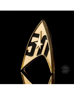 es::Star Trek réplica 1/1 Distintivo de la Flota Estelar magnético 50th Anniversary 