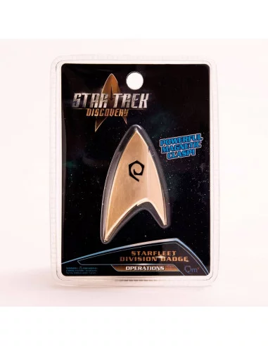 es::Star Trek Discovery réplica 1/1 Distintivo Operations de la Flota Estelar magnético 