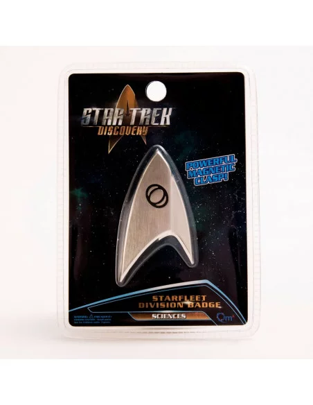 es::Star Trek Discovery réplica 1/1 Distintivo Científico de la Flota Estelar magnético 