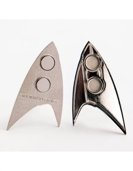 es::Star Trek Discovery réplica 1/1 Distintivo Científico de la Flota Estelar magnético 