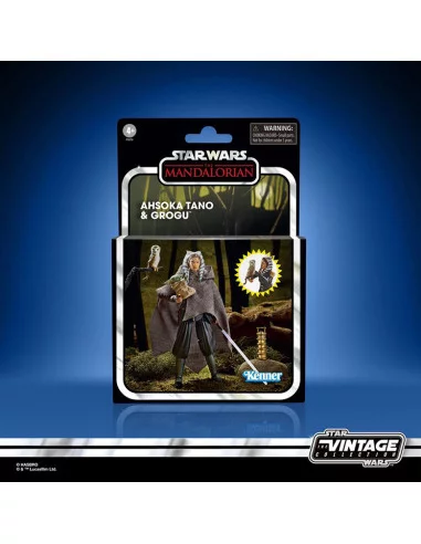 es::Star Wars: The Mandalorian Vintage Collection Figura 2022 Ahsoka Tano & Grogu 10 cm