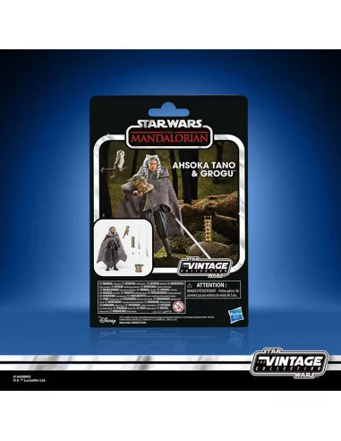 es::Star Wars: The Mandalorian Vintage Collection Figura 2022 Ahsoka Tano & Grogu 10 cm