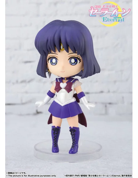es::Sailor Moon Eternal Figura Figuarts mini Super Sailor Saturn Eternal Edition 8 cm
