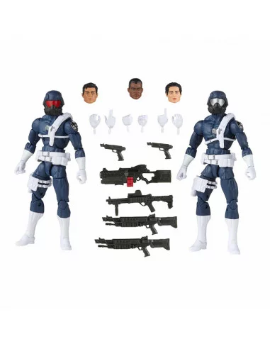 es::X-Men Marvel Legends Pack de 2 Figuras S.H.I.E.L.D Agent Trooper 15 cm