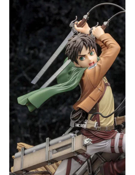 es::Attack on Titan Estatua ARTFX J 1/8 Eren Yeager Renewal Package Ver. 26 cm