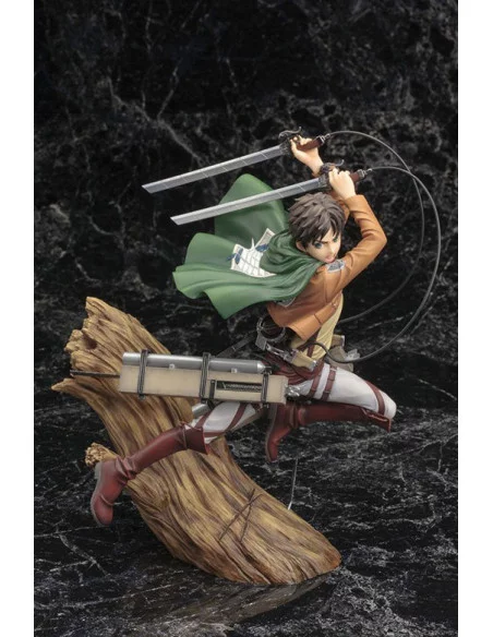 es::Attack on Titan Estatua ARTFX J 1/8 Eren Yeager Renewal Package Ver. 26 cm