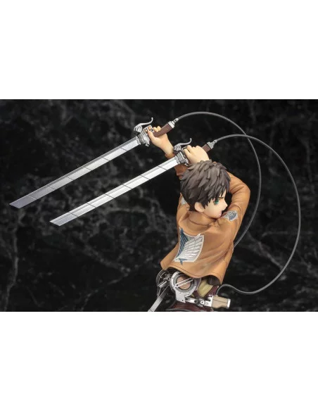 es::Attack on Titan Estatua ARTFX J 1/8 Eren Yeager Renewal Package Ver. 26 cm