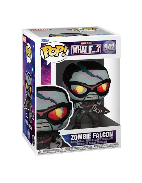 es::Marvel What If...? POP! TV Vinyl Figura Zombie Falcon 9 cm