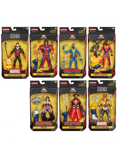es::Marvel Legends X-Men Deadpool Pack de 7 figuras BAF Strong Guy
