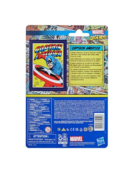 es::Marvel Legends Retro Figura Captain America 10 cm