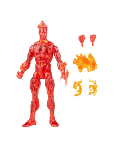 es::Marvel Legends Fantastic Four Retro Collection Human Torch on flame 15 cm