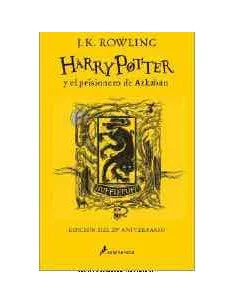 es::Harry Potter y el prisionero de Azkaban. Edición 20 aniversario Hufflepuff