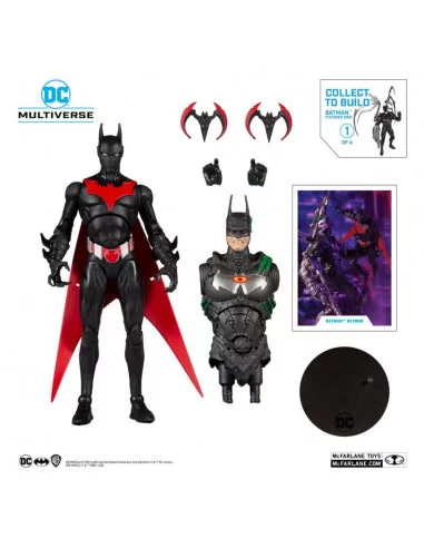 es::DC Multiverse Figura Build A Batman Beyond Batman Beyond 18 cm 