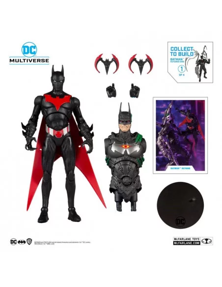 es::DC Multiverse Figura Build A Batman Beyond Batman Beyond 18 cm 