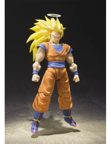 es::Dragon Ball Z Figura Son Goku Super Saiyan 3 15,5 cm SH Figuarts Re-Issue